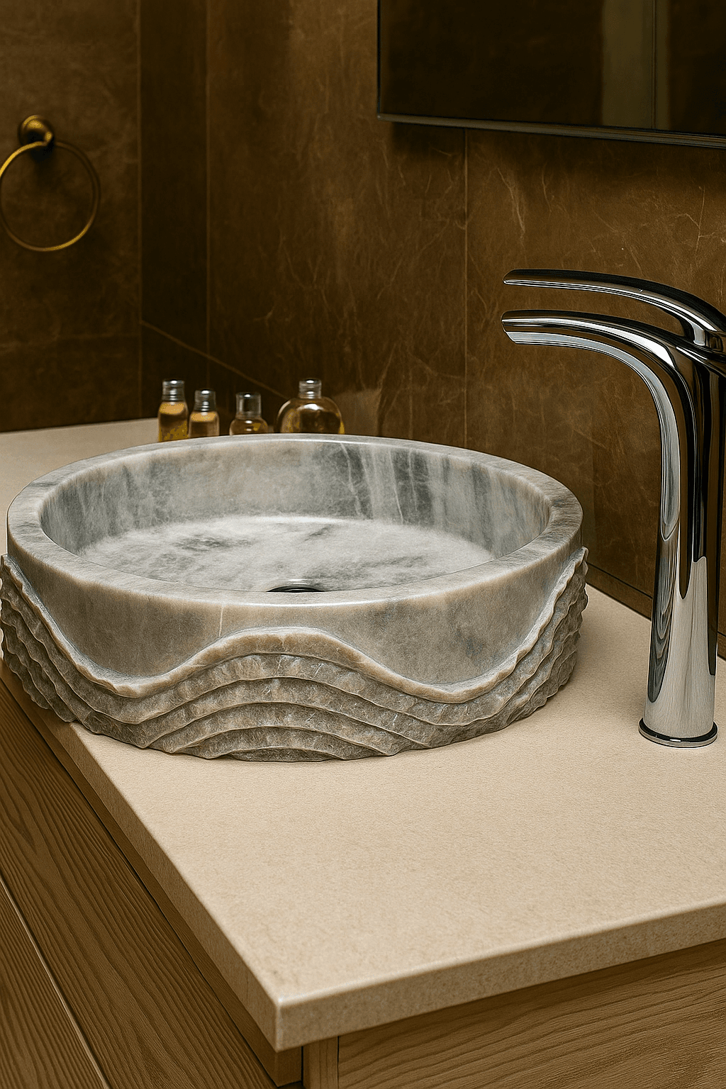 luxurious marble wash basin sink
