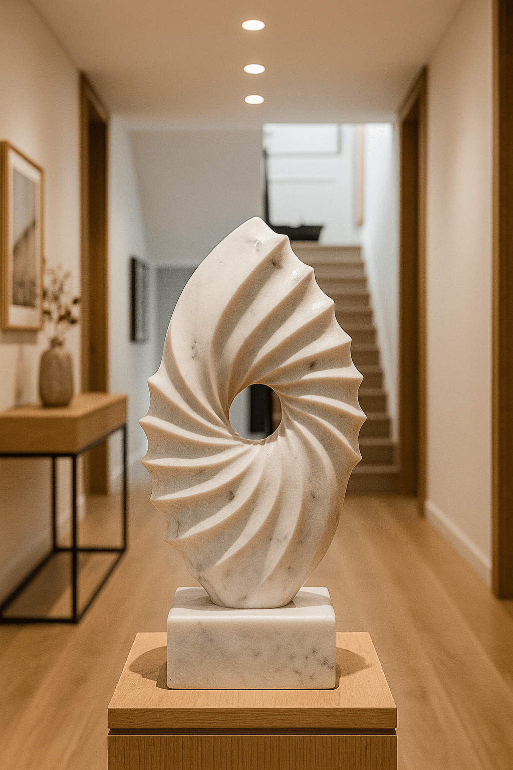 marble sculpture hall