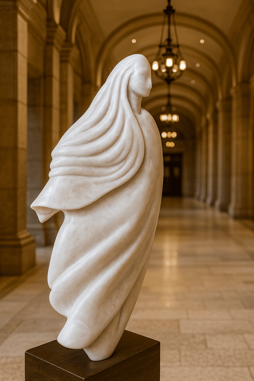 sculpture in halls