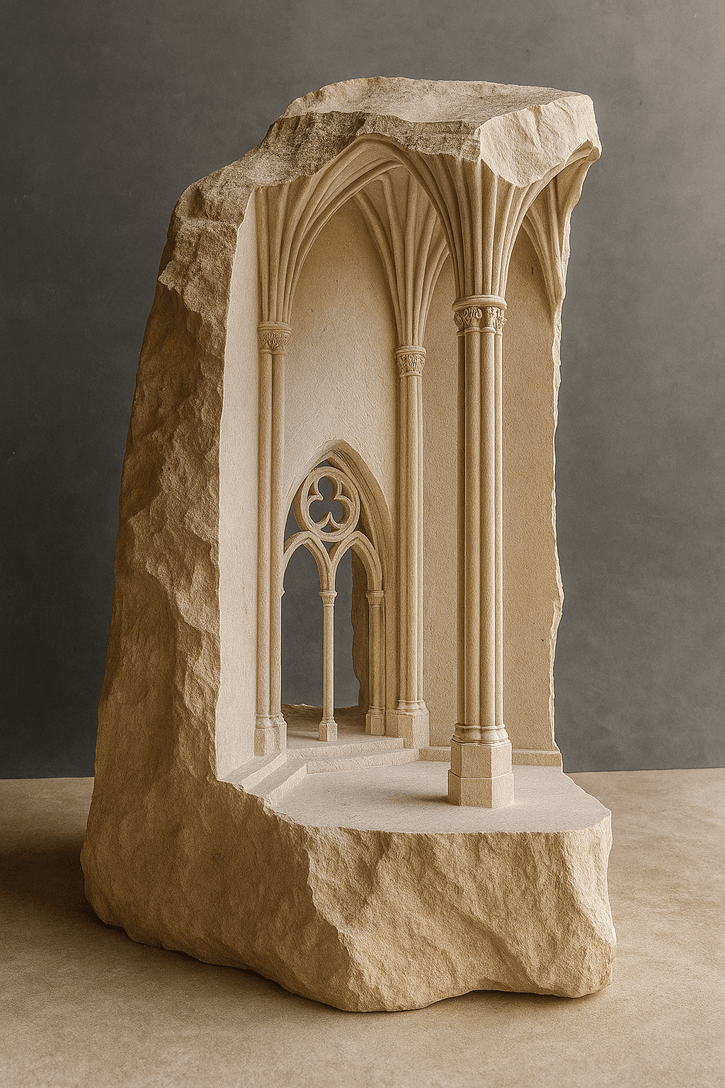 stone cathedral carving